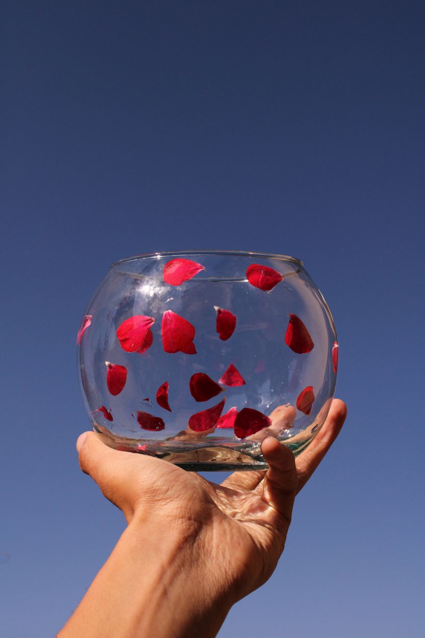 Handmade Glass Bowl Vase